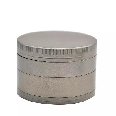 China Yiwu JUJI Portable Premium Quality Alloy Herb Grinder Size 63mm Aluminum Custom Logo 4 Part Metal Tobacco Grinder With Baking Paint for sale