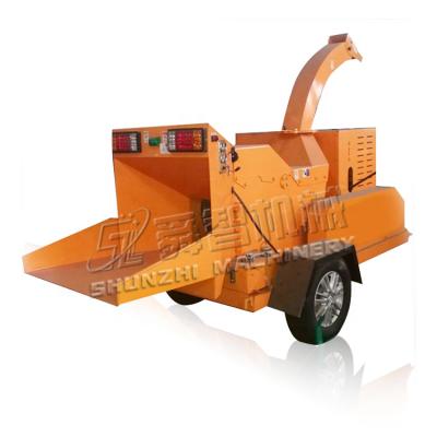 China Wood Pellet Shredder Machine On Truck Wood Branch Chipper Machine For Sale for sale