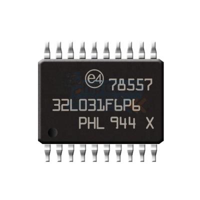 China New standard original IC STM32L031F6P6 integrated circuits chip STM32 mainstream MCU TSSOP-20 for sale