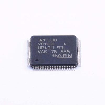 China New Standard Original IC STM32F100VD Integrated Circuits Chip STM32 Mainstream MCU LQFP100 14x14x1.4 mm STM32F100VDT6B for sale