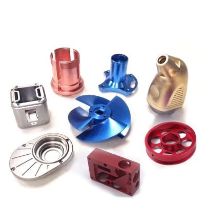 China Best Selling Custom Colors Aluminum Non Magnetic Anodized Aluminum Small 5 Axis CNC Spacer Spare Part CNC Machining Parts for sale