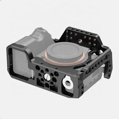 China SONY A7R4 Home Aluminum Camera and Accessories adonized Black CNC Parts CNC Rotating Milling Work for Camera Accessories for sale