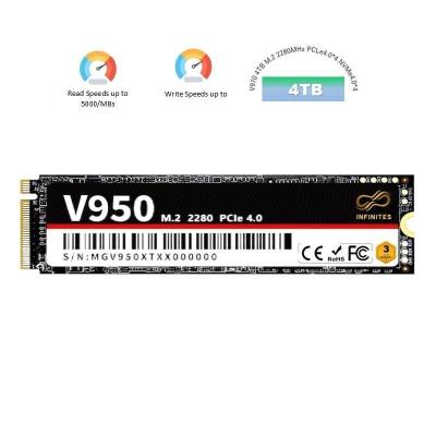 China 1GB M.2 2280MHz Pcle4.0*4 Nvme Internal SSD Drives 5000MB/S ODM for sale