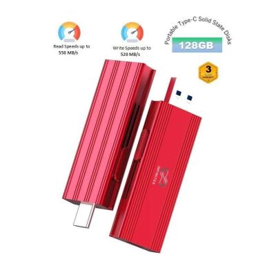 중국 OEM 휴대용 솔리드 스테이트 드라이브 USB C Ssd 외장 하드 드라이브 128GB USB 3.2 스틱 판매용