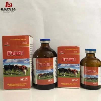 China de Injectie Mondelinge Oplossing van 50ml 100ml Enrofloxacin 10% voor Gevogeltegebruik Te koop