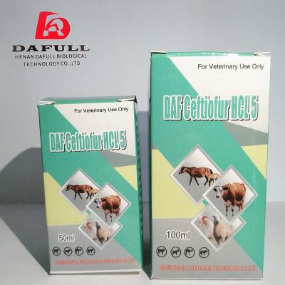 China Inyección antibiótico del clorhidrato 5000mg de Ceftiofur para la enfermedad en venta