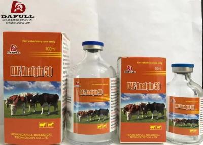 Cina Gli animali fanno soffrire il veterinario antipiretico dell'iniezione 50ml 100ml di Analgin 50% in vendita