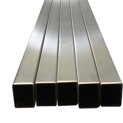 China Construction Hairline Rectangular Tube SS 304 Hot Saling Stainless Steel Pipe for sale