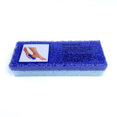 China Wholesale 576Pcs/Case Beauty Salon Pedicure Callus Remover Foot Smoothing Folder 2 in 1 Sand Protective Pumice Sponge Pumice Stone for sale