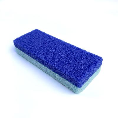 China Beauty Salon Professional Wholesale 576Pcs/Case 2 in 1 PU Pumice Stone Pad for Dead Skin Remover for sale