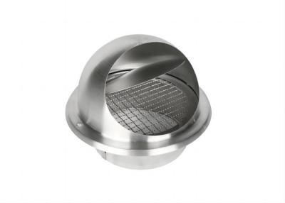 China 340 Stainless Steel Ventilation System External Wall Air Vent Cap Louver 100mm to 250mm for sale