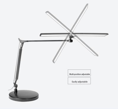 China Modern High CRI Metal Swing Arm Flexible Acrylic Long Wide Led Desk Light Table Lamp For Office Work Designer Architect Task Lamp for sale