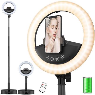 China Live Stream /Makeup/YouTube/TikTok/Photography/beauty Selfie Ring Light with Phone Holder Desk Floor Lamp for Eyelash Extension Live Stream /Makeup/YouTube/TikTok/Photography/beauty for sale