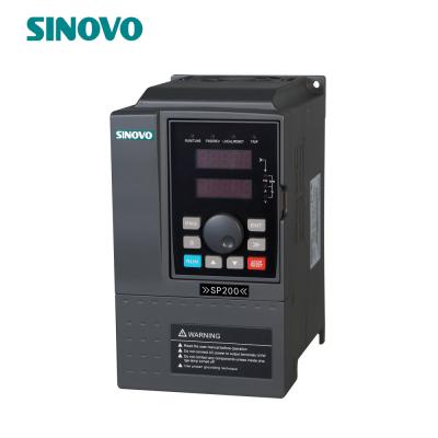 China Motor 1hp 2hp 3 Hp Single Phase VFD Inverter For Submersible Pump Sinovo Solar Pump Inverter for sale