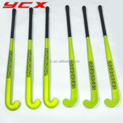 China New Popular One Piece Field Empty Compound Hockey Sticks For Sale Fiberglass Kids Hockey Sticks 40 Cable Indoor Hockey Stick 37.5 for sale