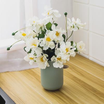 China Contemporary Flower Vase Home Decorative Tall Color Ceramic Vase for sale