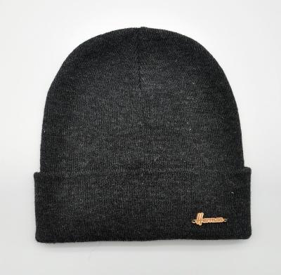 China Casual Wholesale Custom  Logo Winter Warm Knitted Beanie Unisex for sale