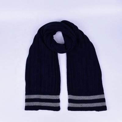 China Casual Wholesale Customized Design Acrylic Knitting Fan Scarf for Men and Women for sale