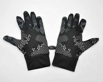 China Casual OEM High Quality Reflective Mittens with Reflective Printing For Fashion for sale