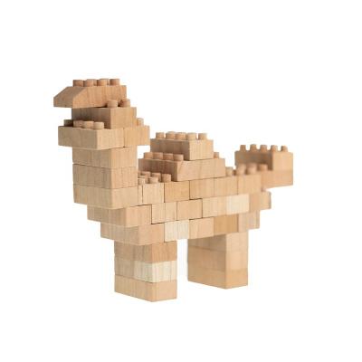 China Eco-Friendly Building Toy 2022 STEM Solid Wood Lhama Building DIY Toy For Children XYT1153 for sale