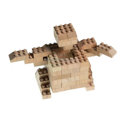 China 2022 Eco-Friendly Building Toy 2022 STEM Robot II DIY Solid Wood Building Toy For Children XYT1160 for sale