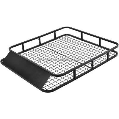 China Alloy Steel Manufacturer Wholesale Roof Rack Cargo Basket, Universal Basket Car Carrier Top Rack 48