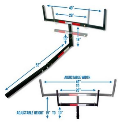 China Steel Hot Sale Folding Hitch Mount Adjustable Truck Bed Supplement for sale