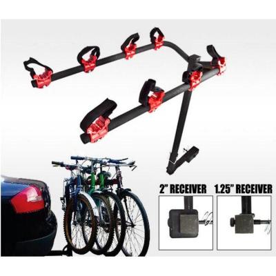 China Good Quality Bikes Carriers 1 to 2 Bicycle Rack Steel Hitch Mount Carrier Car Truck Auto Bikes for sale