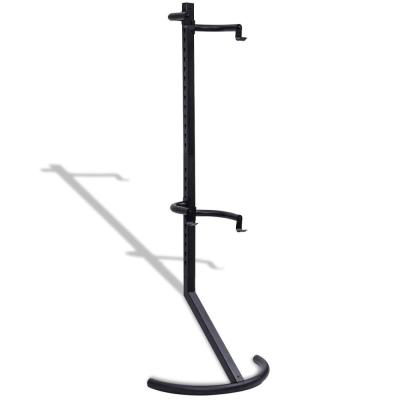 China Stands Freestanding 2 Bike Gravity Bike Rack Stand For Two Bicycles for sale