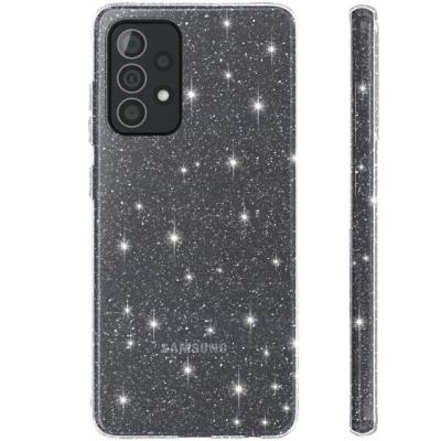 China Shockproof Glitter Silicone Transparent Case For Samsung Galaxy A52 Phone Case Cover Clear For Samsung A52 A32 Clear Case for sale