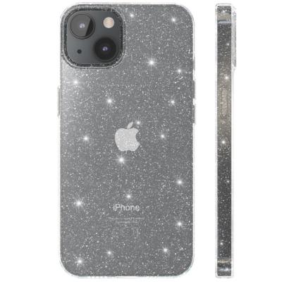 China Shockproof Shockproof Silicone Glitter Phone Case For Iphone 13 Mini Transparent Back Cover Shinning Clear Phone Case for sale