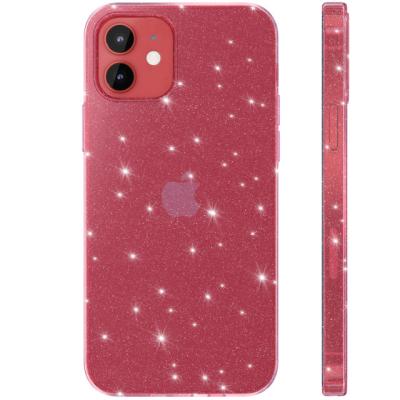 China Shockproof Case For Iphone 12 Mini Glitter Phone Case For Iphone 7 Se 8 XR 11 12 Glitter 13 Case for sale