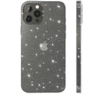 China Luxury Shockproof Glitter Phone Case For iPhone 12 pro Max Shiny Soft Silicone Cover for sale