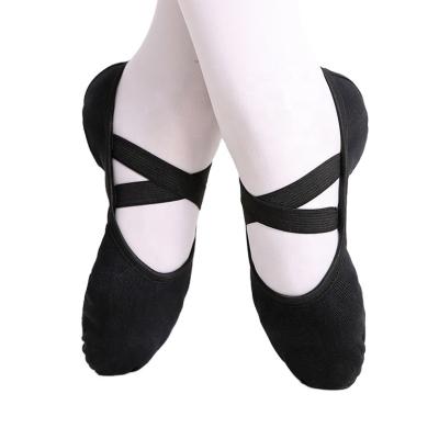 China Foldable Wholesale Leather Wide Leg Shoes Canvas Ballet Dance Shoes Chinese Ballet Dance Shoes for sale