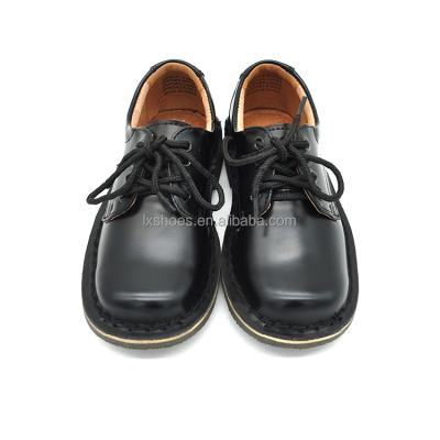 China New Factory Design Children Fashion School Boy Shoe Comfortable Soft Leather Flat Men Wholesale Shoes for sale