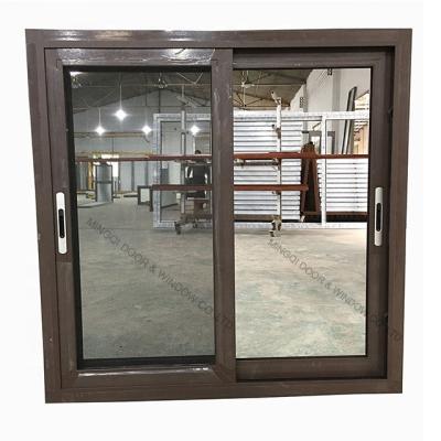 China Residential Custom Black White Bronze Color Folding Screen Bronze Color Sliding Aluminum Window And Aluminum Sliding Frame Glass Window for sale