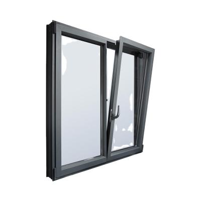 China Sliding aluminum stained glass window for sale