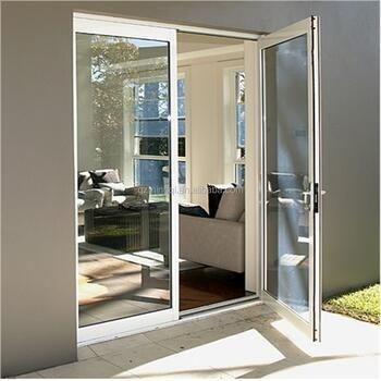 China Heat Insulation Aluminum Casement Door Aluminum Patio Doors for sale