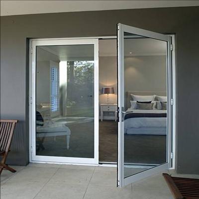 China Accordion Aluminum Glass Doors Heat Insulation Casement Aluminum Patio Doors Price for sale