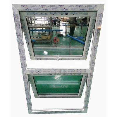 China Small Folding PVC Bathroom Ventilation Tent Top Hung Window Factory UPVC Screen Customized for sale