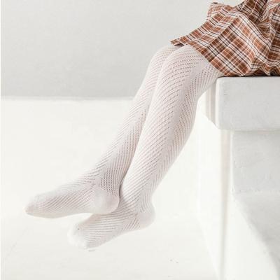 China 2022 Autumn High Quality Spring Girls Tights Children's Breathable Mesh Knitted Soft Net Child Dance Tights for sale