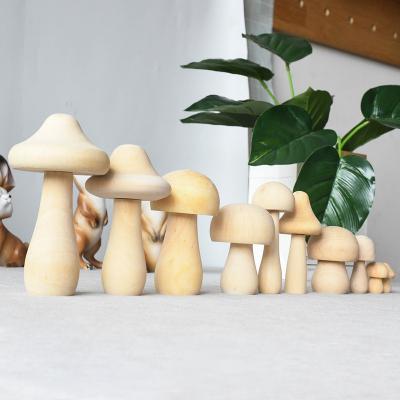 China TO ; EU; THE USA ; Drawing painting art and kits crafts kit etc. Asian Wooden Craft Unfinished Wooden Mushroom Children's Innovation for sale