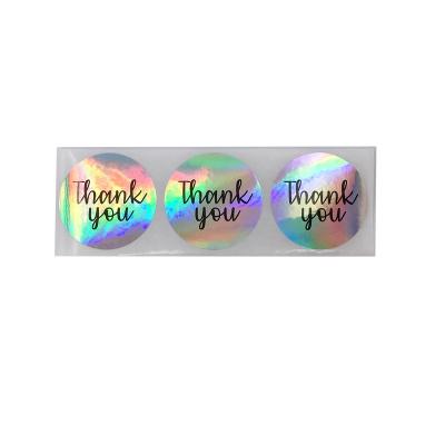 China Easy Transfer Hot Sale Personalized Kiss Cut Pattern Thank You Decoration Cheap PVC Label Vinyl Sticker for sale