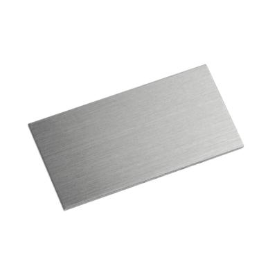 China Europe Silver Anodized Aluminum Business Card Blanks Laser Engraving Metal Stamping Name Card With Round Corner for sale