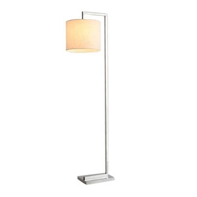 China JLF-5513 Modern Hotel Guest Room Living Room Bedside Chrome Floor Standing Lamp for sale