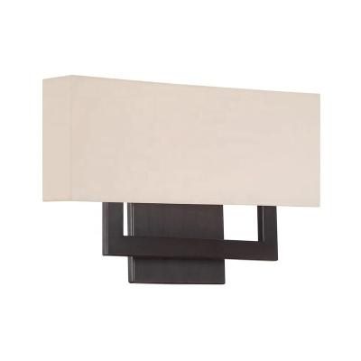 China Hotel Bedroom Wall Mount Light Lamp Contemporary Rectangular Painted Antique Low Bedside Contemporary JLW-H068 for sale