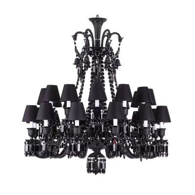 China Tradiotional JLC-6557 Luxury Crystal Hotel Lobby Lighting Fixture Asfour Chandelier Light for sale