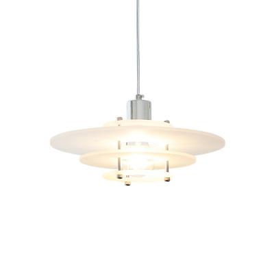 China Modern Vintage JLP-2029 UFO Shaped Light Hanging Lamp Fixture Acrylic Home Decor Other Lights for sale