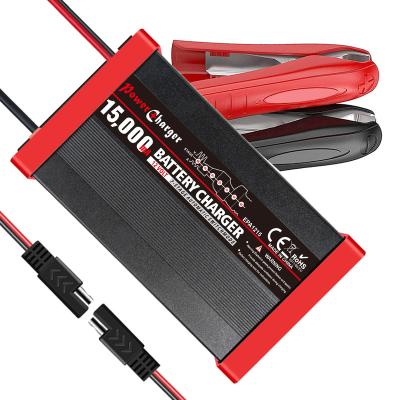 China Standard Battery E-Bike 7-Stage Automatic Smart Scooter&vehicle Smart 12V 15A Battery Charger for sale