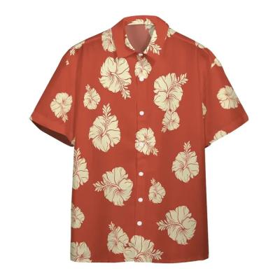 China Custom Made Hawaiian Shirts Viable 2022 Hawaiian Shirts Printed Men's Summer Beach Quick Dry Casual Shirts for sale